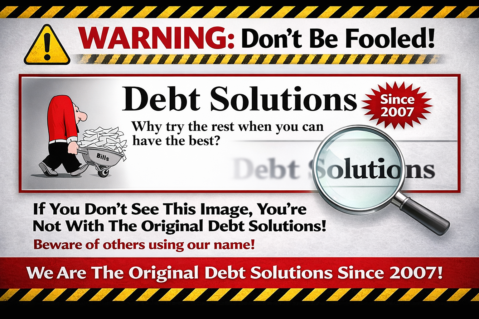 Original Debt Solutions Trusted Since 2007